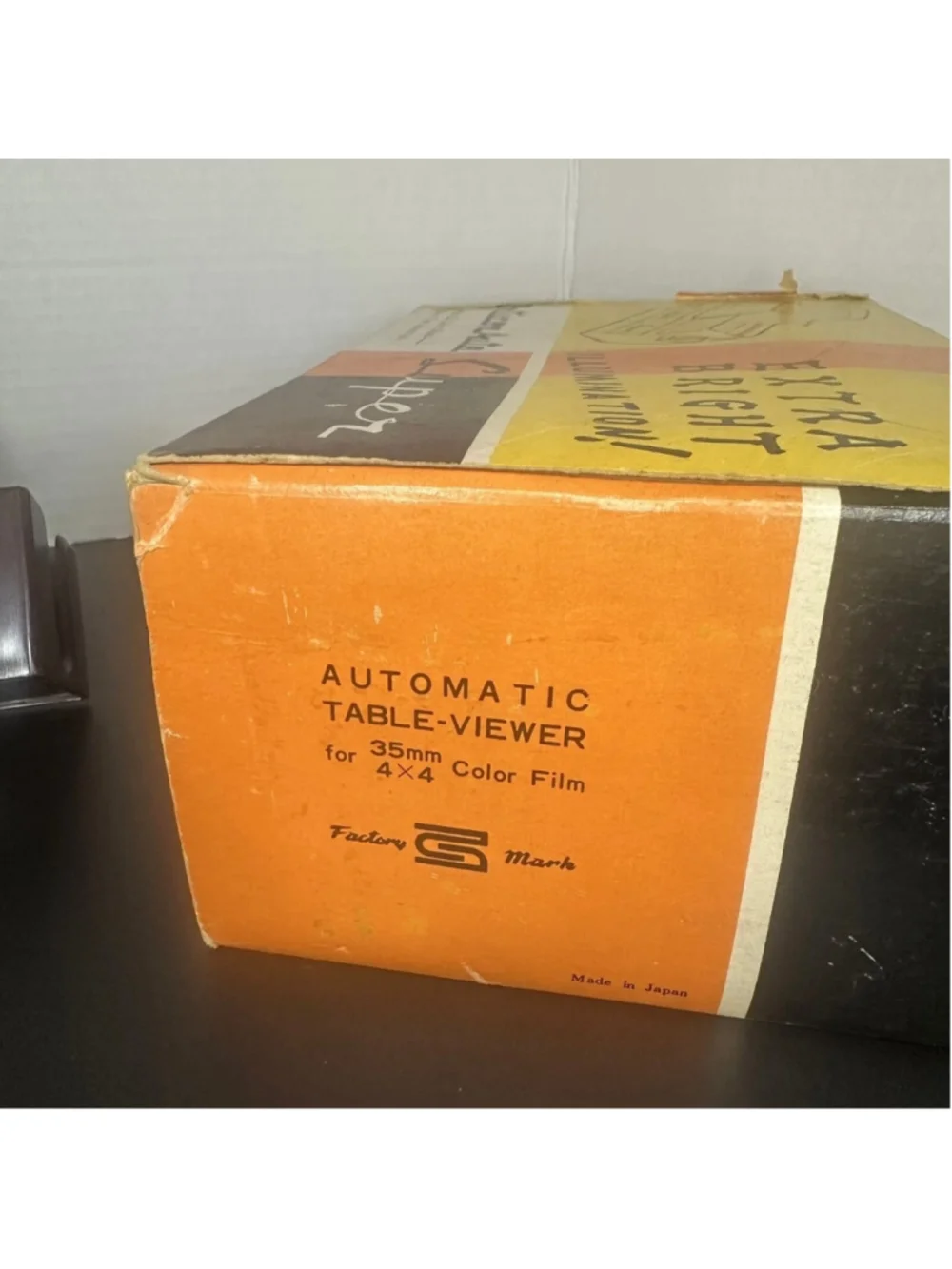 Vintage Opticon Auto Super Automatic Table Slide Viewer w/ Box